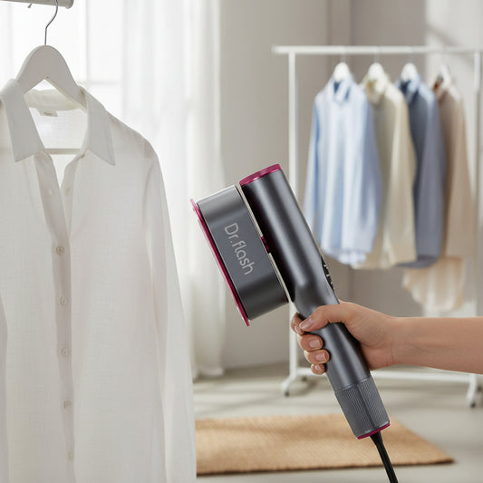 2-In-1 Steamer & Iron for Clothes,15S Fast Heat-Up 1200W Portable Handheld Garment Steamer,Travel Size with Large Ceramic Heat Panel,Quick Wrinkle Removal,110V-120V