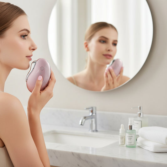 Heat Electric Gua Sha Tool, Face Massager 4-In-1 Multiple Function Gua Sha Electric Massager for the Face and Neck